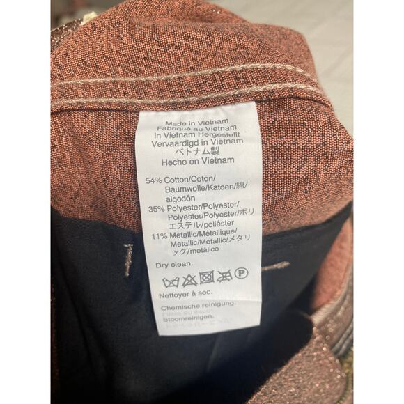 NWT MADEWELL JEANS PANTS 26 ROSEGOLD HOLIDAYS FESTIVE PREPPY CHRISTMAS - Picture 8 of 14